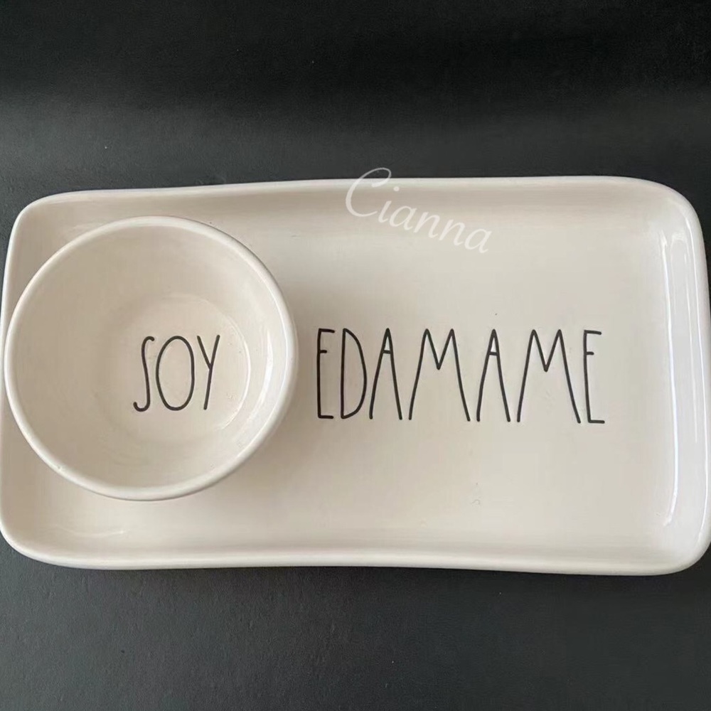 Rae Dunn SOY EDAMAME Tray
